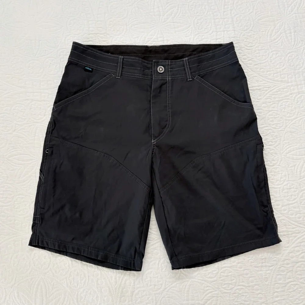 Kuhl Men's Renegade Water Resistant Quick Dry Short, Koal Sz 34